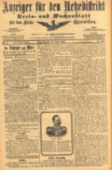 Anzeiger f&uuml;r den Netzedistrikt Kreis- und Wochenblatt f&uuml;r den Kreis Czarnikau 1905.01.26 Jg.53 Nr11