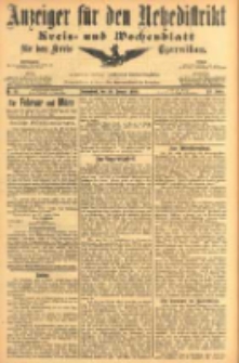 Anzeiger für den Netzedistrikt Kreis- und Wochenblatt für den Kreis Czarnikau 1905.01.28 Jg.53 Nr12