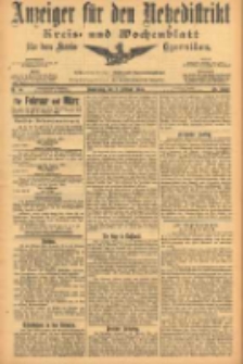 Anzeiger für den Netzedistrikt Kreis- und Wochenblatt für den Kreis Czarnikau 1905.02.02 Jg.53 Nr14