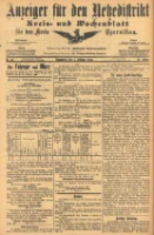 Anzeiger für den Netzedistrikt Kreis- und Wochenblatt für den Kreis Czarnikau 1905.02.04 Jg.53 Nr15