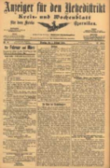 Anzeiger f&uuml;r den Netzedistrikt Kreis- und Wochenblatt f&uuml;r den Kreis Czarnikau 1905.02.07 Jg.53 Nr16