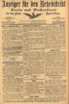Anzeiger für den Netzedistrikt Kreis- und Wochenblatt für den Kreis Czarnikau 1905.02.16 Jg.53 Nr20