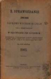 Sprawozdanie Zakładu Naukowo-Wychowawczego OO. Jezuitów w Bąkowicach pod Chyrowem : za rok szkolny 1903
