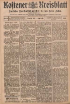 Kostener Kreisblatt: amtliches Ver&ouml;ffentlichungsblatt f&uuml;r den Kreis Kosten 1907.09.17 Jg.42 Nr112