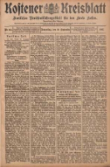 Kostener Kreisblatt: amtliches Ver&ouml;ffentlichungsblatt f&uuml;r den Kreis Kosten 1907.09.19 Jg.42 Nr113