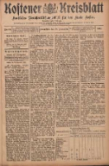 Kostener Kreisblatt: amtliches Ver&ouml;ffentlichungsblatt f&uuml;r den Kreis Kosten 1907.09.28 Jg.42 Nr117