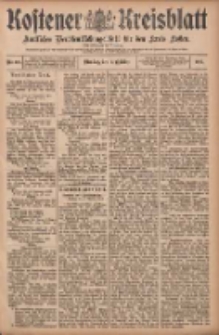 Kostener Kreisblatt: amtliches Ver&ouml;ffentlichungsblatt f&uuml;r den Kreis Kosten 1907.10.01 Jg.42 Nr118