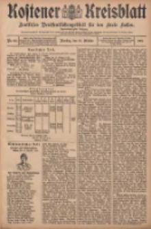 Kostener Kreisblatt: amtliches Ver&ouml;ffentlichungsblatt f&uuml;r den Kreis Kosten 1907.10.22 Jg.42 Nr127