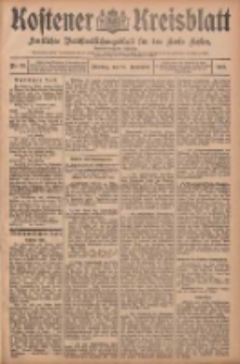 Kostener Kreisblatt: amtliches Ver&ouml;ffentlichungsblatt f&uuml;r den Kreis Kosten 1907.11.19 Jg.42 Nr139