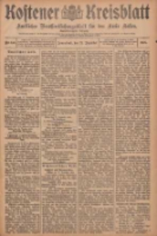 Kostener Kreisblatt: amtliches Ver&ouml;ffentlichungsblatt f&uuml;r den Kreis Kosten 1907.12.21 Jg.42 Nr153