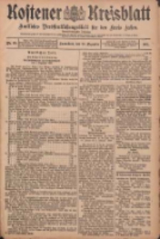 Kostener Kreisblatt: amtliches Ver&ouml;ffentlichungsblatt f&uuml;r den Kreis Kosten 1907.12.28 Jg.42 Nr155