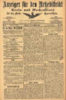 Anzeiger für den Netzedistrikt Kreis- und Wochenblatt für den Kreis Czarnikau 1905.02.28 Jg.53 Nr25