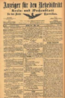 Anzeiger f&uuml;r den Netzedistrikt Kreis- und Wochenblatt f&uuml;r den Kreis Czarnikau 1905.03.07 Jg.53 Nr28
