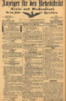 Anzeiger f&uuml;r den Netzedistrikt Kreis- und Wochenblatt f&uuml;r den Kreis Czarnikau 1905.03.23 Jg.53 Nr35