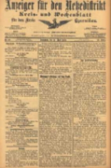 Anzeiger f&uuml;r den Netzedistrikt Kreis- und Wochenblatt f&uuml;r den Kreis Czarnikau 1905.04.15 Jg.53 Nr45