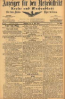 Anzeiger f&uuml;r den Netzedistrikt Kreis- und Wochenblatt f&uuml;r den Kreis Czarnikau 1905.04.27 Jg.53 Nr49