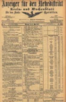 Anzeiger f&uuml;r den Netzedistrikt Kreis- und Wochenblatt f&uuml;r den Kreis Czarnikau 1905.05.09 Jg.53 Nr54
