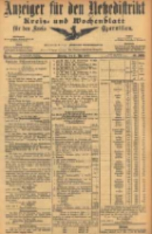 Anzeiger für den Netzedistrikt Kreis- und Wochenblatt für den Kreis Czarnikau 1905.05.09 Jg.53 Nr54