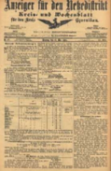 Anzeiger für den Netzedistrikt Kreis- und Wochenblatt für den Kreis Czarnikau 1905.05.16 Jg.53 Nr57