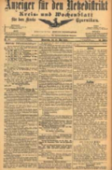 Anzeiger f&uuml;r den Netzedistrikt Kreis- und Wochenblatt f&uuml;r den Kreis Czarnikau 1905.05.18 Jg.53 Nr58