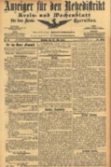 Anzeiger f&uuml;r den Netzedistrikt Kreis- und Wochenblatt f&uuml;r den Kreis Czarnikau 1905.05.30 Jg.53 Nr63
