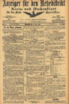 Anzeiger f&uuml;r den Netzedistrikt Kreis- und Wochenblatt f&uuml;r den Kreis Czarnikau 1905.06.01 Jg.53 Nr64