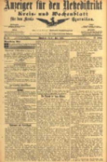 Anzeiger für den Netzedistrikt Kreis- und Wochenblatt für den Kreis Czarnikau 1905.06.17 Jg.53 Nr70