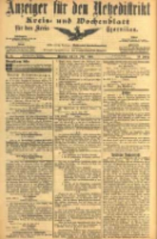 Anzeiger f&uuml;r den Netzedistrikt Kreis- und Wochenblatt f&uuml;r den Kreis Czarnikau 1905.06.20 Jg.53 Nr71