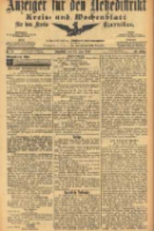 Anzeiger für den Netzedistrikt Kreis- und Wochenblatt für den Kreis Czarnikau 1905.06.24 Jg.53 Nr73