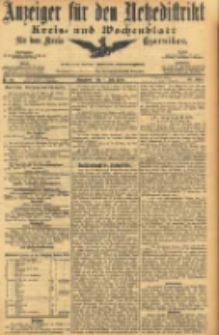 Anzeiger für den Netzedistrikt Kreis- und Wochenblatt für den Kreis Czarnikau 1905.07.01 Jg.53 Nr76