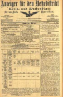Anzeiger für den Netzedistrikt Kreis- und Wochenblatt für den Kreis Czarnikau 1905.07.04 Jg.53 Nr77