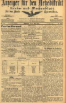 Anzeiger f&uuml;r den Netzedistrikt Kreis- und Wochenblatt f&uuml;r den Kreis Czarnikau 1905.07.06 Jg.53 Nr78