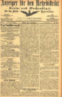 Anzeiger für den Netzedistrikt Kreis- und Wochenblatt für den Kreis Czarnikau 1905.07.11 Jg.53 Nr80