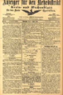 Anzeiger für den Netzedistrikt Kreis- und Wochenblatt für den Kreis Czarnikau 1905.08.03 Jg.53 Nr90