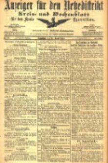 Anzeiger f&uuml;r den Netzedistrikt Kreis- und Wochenblatt f&uuml;r den Kreis Czarnikau 1905.08.19 Jg.53 Nr97
