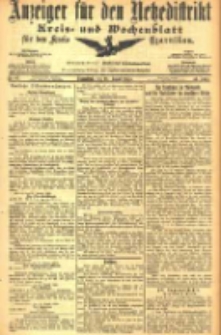 Anzeiger für den Netzedistrikt Kreis- und Wochenblatt für den Kreis Czarnikau 1905.08.19 Jg.53 Nr97