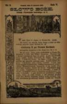 Słowo Boże: dodatek do Przewodnika Katolickiego R.5. 1902 Nr.3