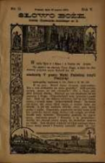Słowo Boże: dodatek do Przewodnika Katolickiego R.5. 1902 Nr.11