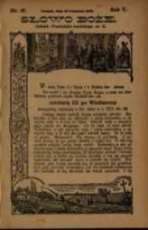 Słowo Boże: dodatek do Przewodnika Katolickiego R.5. 1902 Nr.16