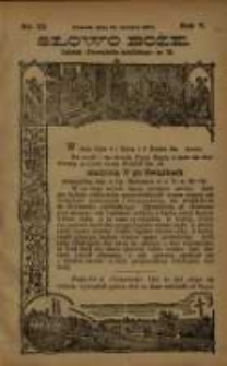 Słowo Boże: dodatek do Przewodnika Katolickiego R.5. 1902 Nr.25