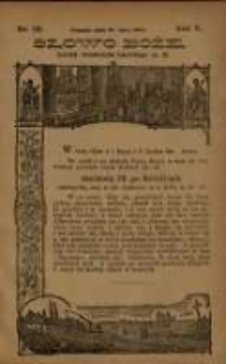 Słowo Boże: dodatek do Przewodnika Katolickiego R.5. 1902 Nr.29