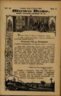Słowo Boże: dodatek do Przewodnika Katolickiego R.1. 1898 Nr.16