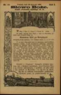 Słowo Boże: dodatek do Przewodnika Katolickiego R.1. 1898 Nr.22
