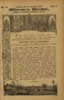 Słowo Boże: dodatek do Przewodnika Katolickiego R.1. 1898 Nr.25
