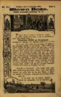 Słowo Boże: dodatek do Przewodnika Katolickiego R.1. 1898 Nr.32