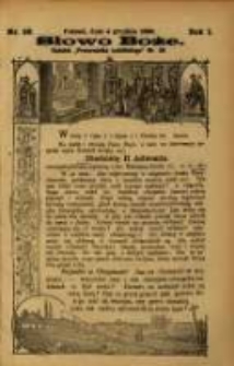 Słowo Boże: dodatek do Przewodnika Katolickiego R.1. 1898 Nr.36