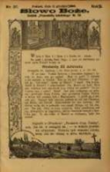 Słowo Boże: dodatek do Przewodnika Katolickiego R.1. 1898 Nr.37