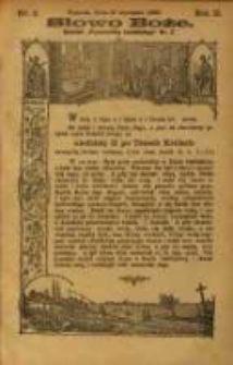 Słowo Boże: dodatek do Przewodnika Katolickiego R.2. 1899 Nr.2