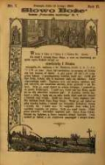Słowo Boże: dodatek do Przewodnika Katolickiego R.2. 1899 Nr.7