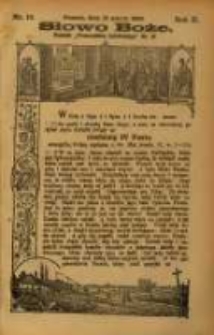 Słowo Boże: dodatek do Przewodnika Katolickiego R.2. 1899 Nr.10